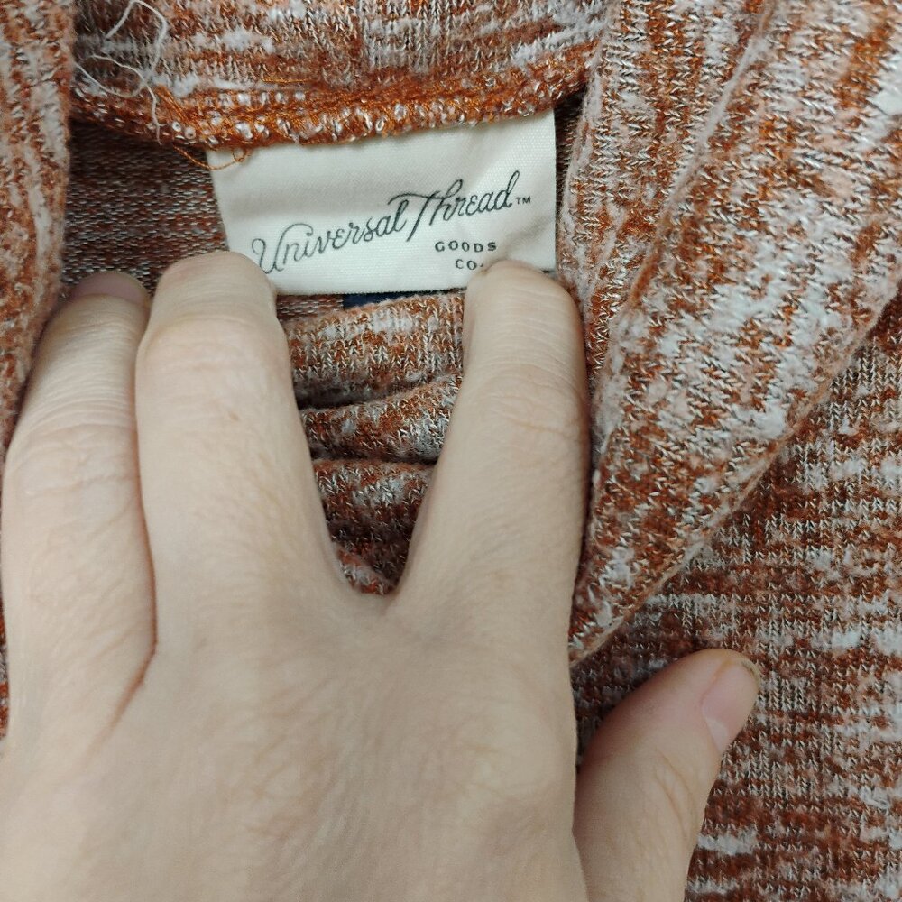 Universal Thread Rust Marled Turtleneck Sweater |… - image 3